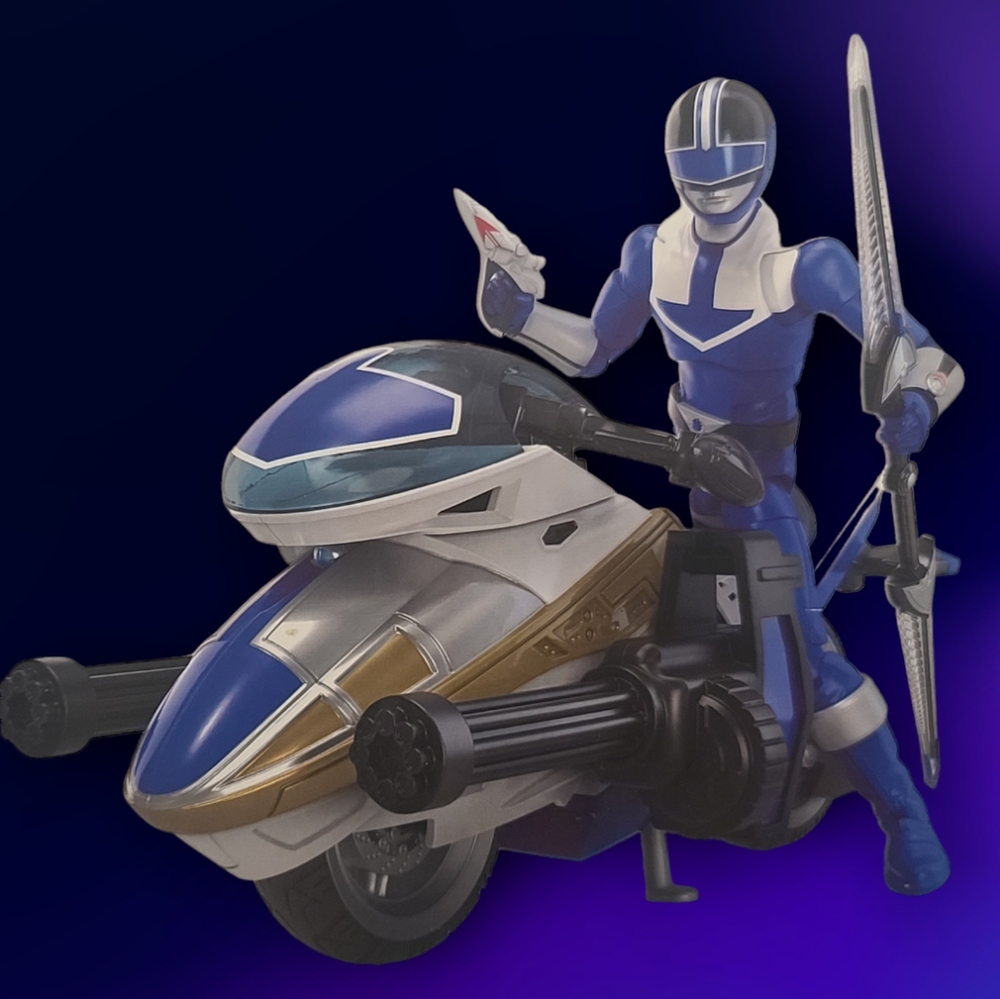 Power Rangers Lightning Collection Time Force Blue Ranger & Vector Cycle 2022 - Picture 3 of 14